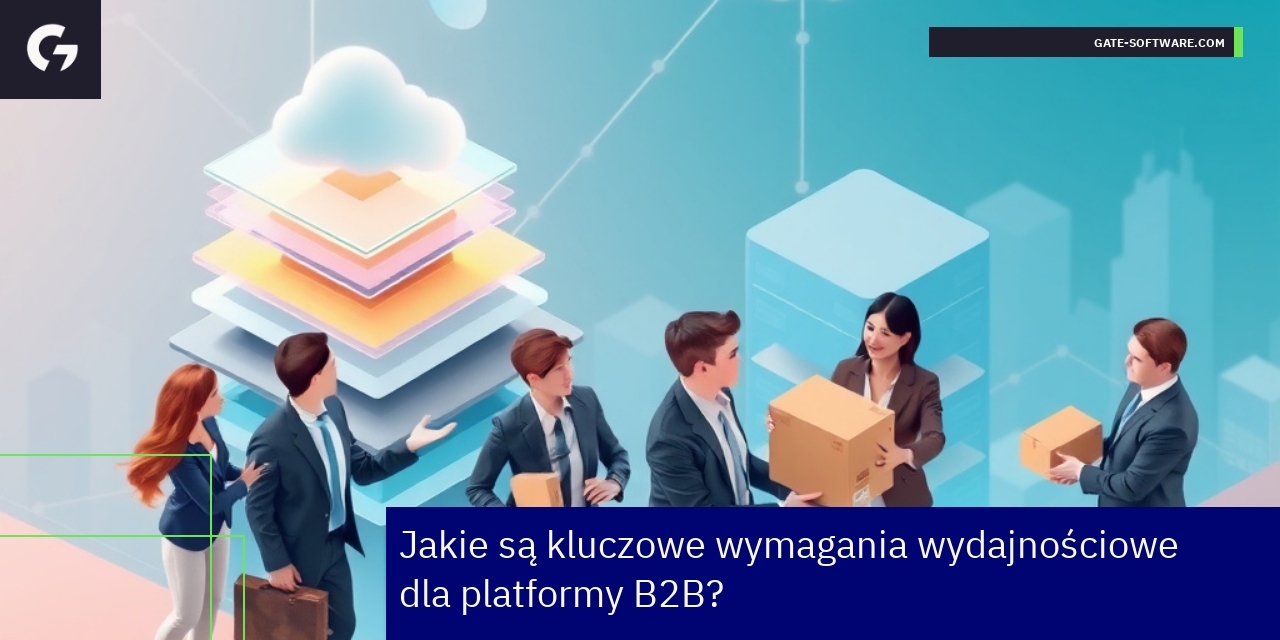 Schemat platformy B2B i optymalizacji wydajności