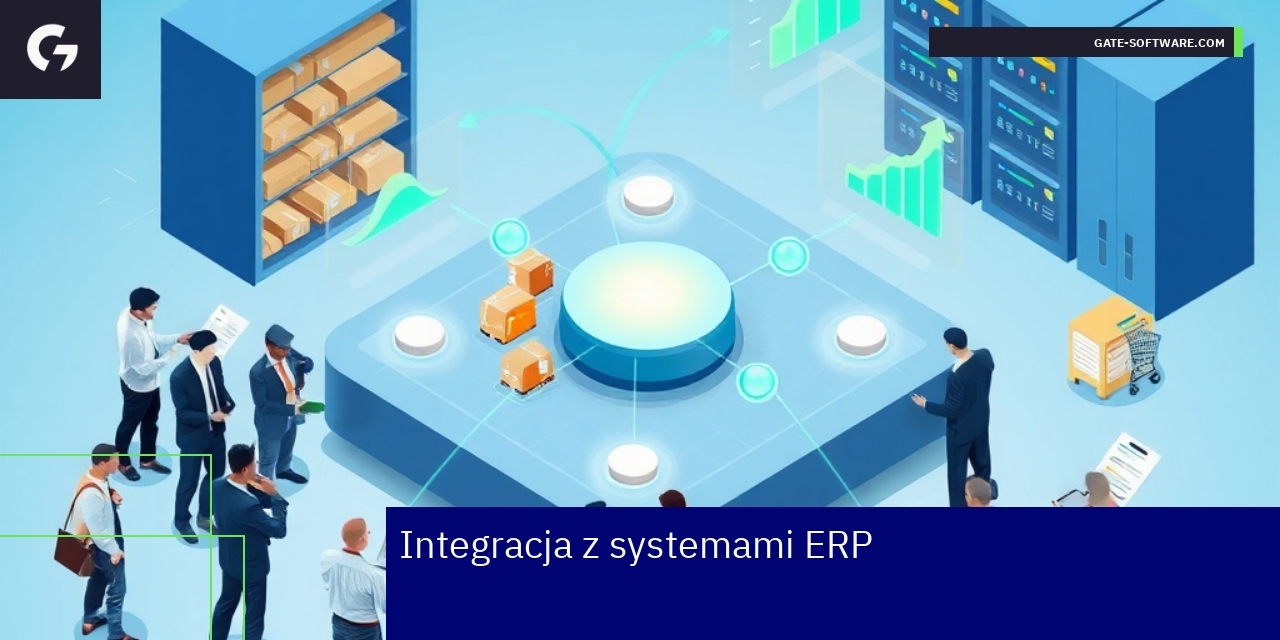 Schemat integracji systemów ERP i biznesu B2B