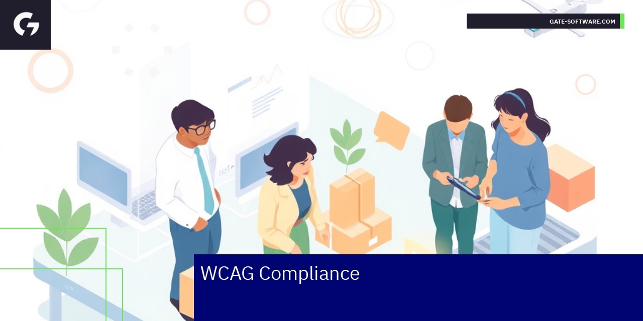 Ensuring WCAG Accessibility in Magento Stores WCAG compliant Magento store accessibility illustration