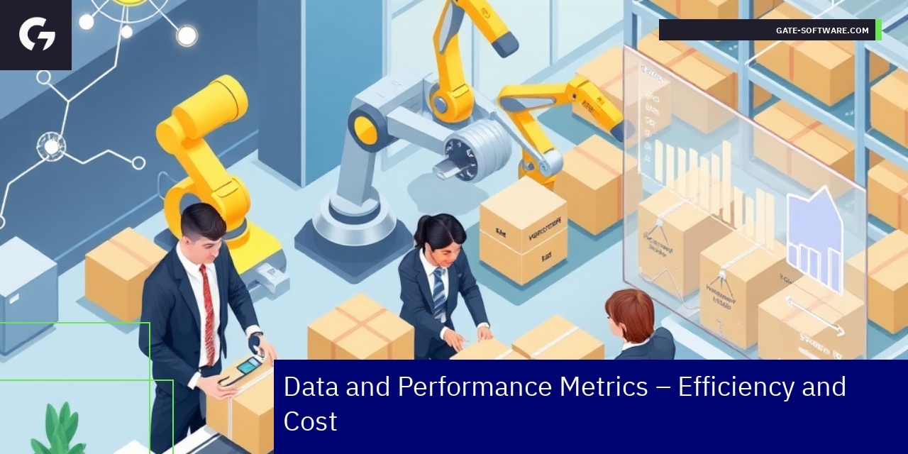 Data charts and performance metrics display