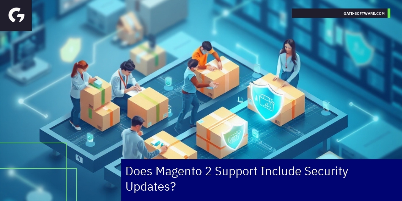 Magento 2 logo with security shield icon