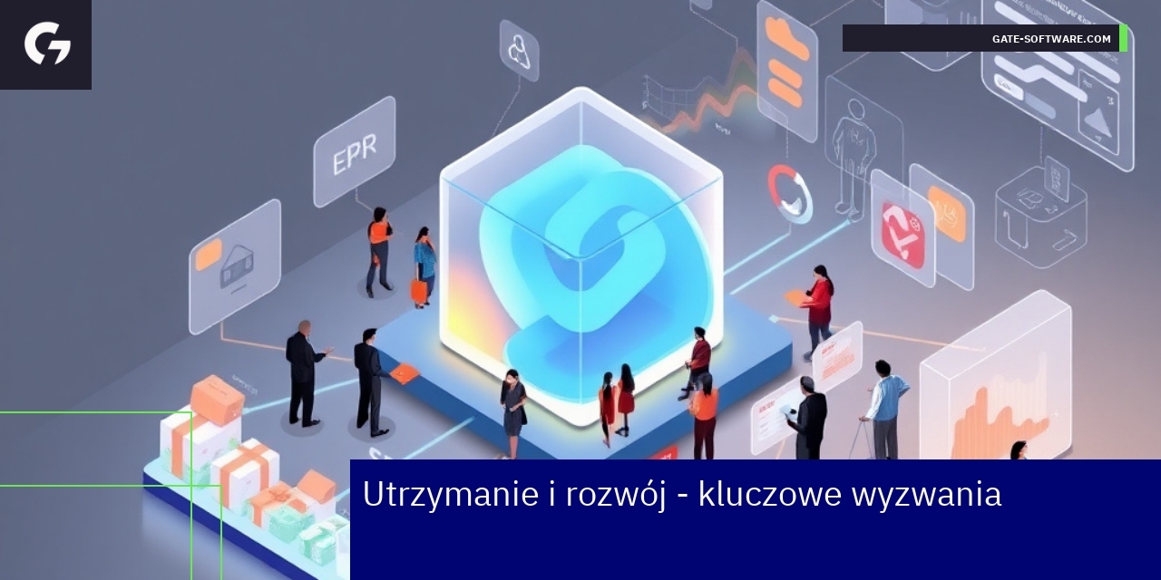 Kluczowe wyzwania utrzymania i rozwoju Hyva Schematyczne ikony obsługi klienta, integracji i raportów