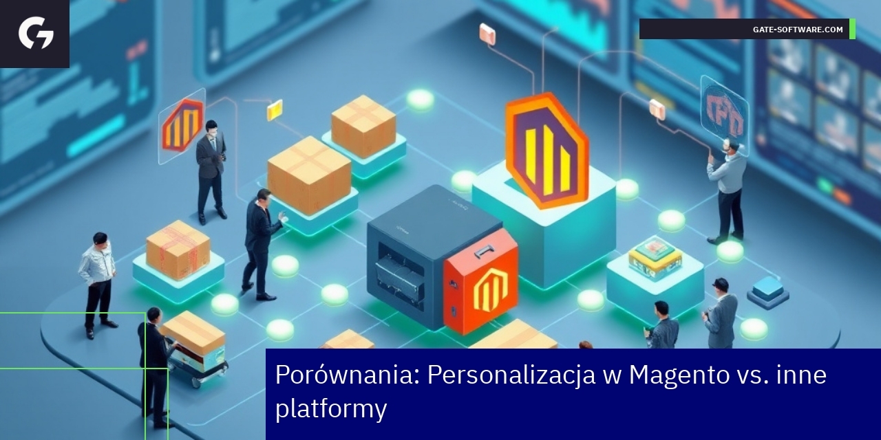 Schemat porównujący Magento z innymi platformami e-commerce