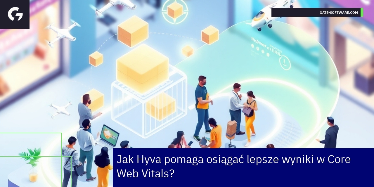 Lepsze wyniki Core Web Vitals z Hyva Schemat poprawy wydajności szablonu Hyva