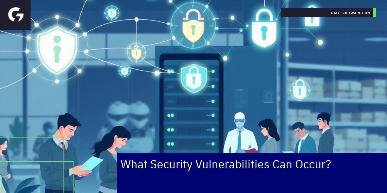 Common Security Vulnerabilities in UiR Systems Illustration of cybersecurity risks and weak points