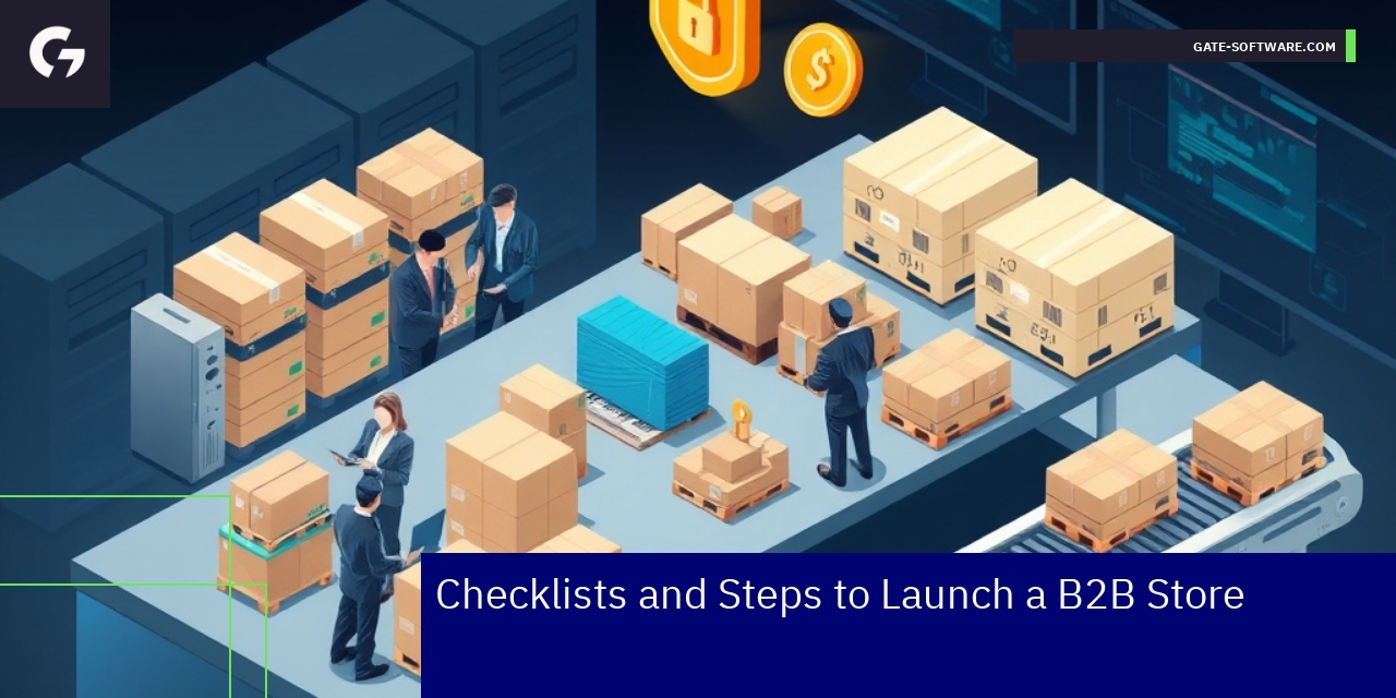 Checklist and process for launching B2B e-commerce
