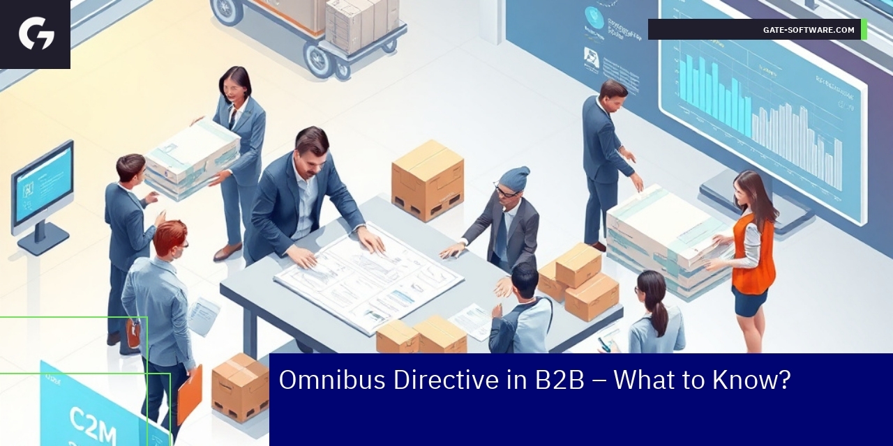 Business professionals reviewing compliance documents