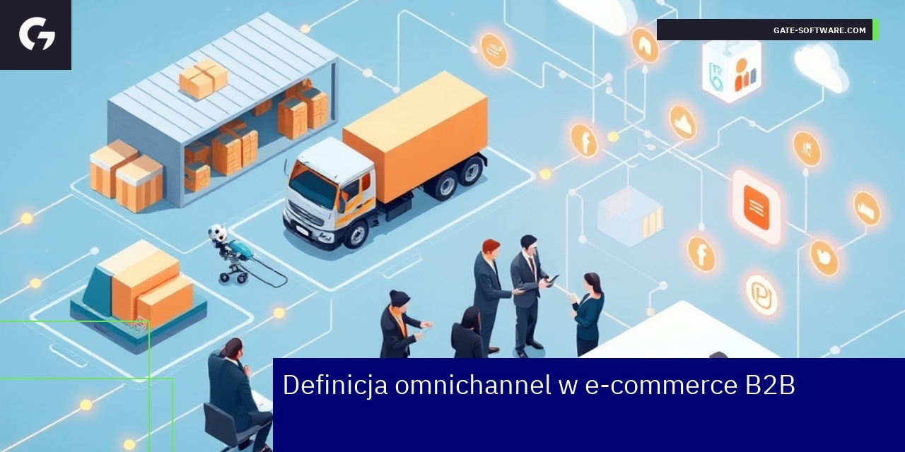 Schemat integracji kanałów sprzedaży w e-commerce B2B
