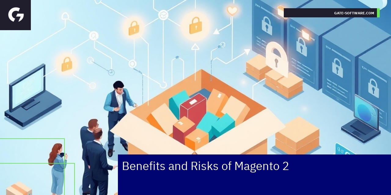 Magento 2 e-commerce platform benefits and risks overview