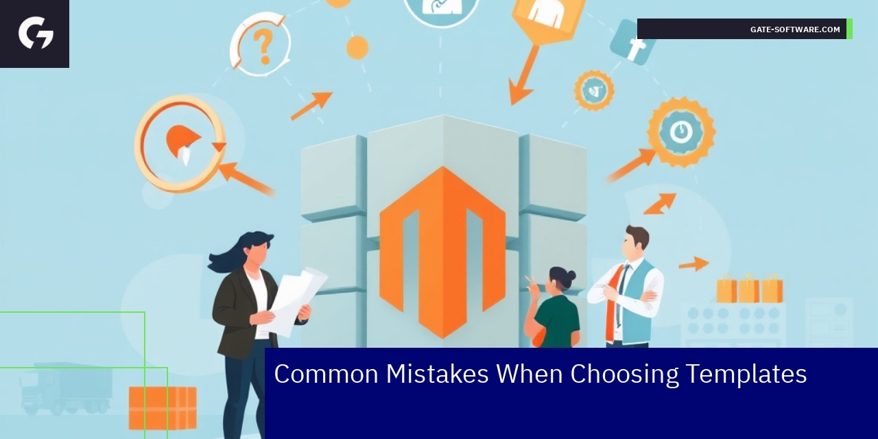 Checklist highlighting template selection mistakes and solutions