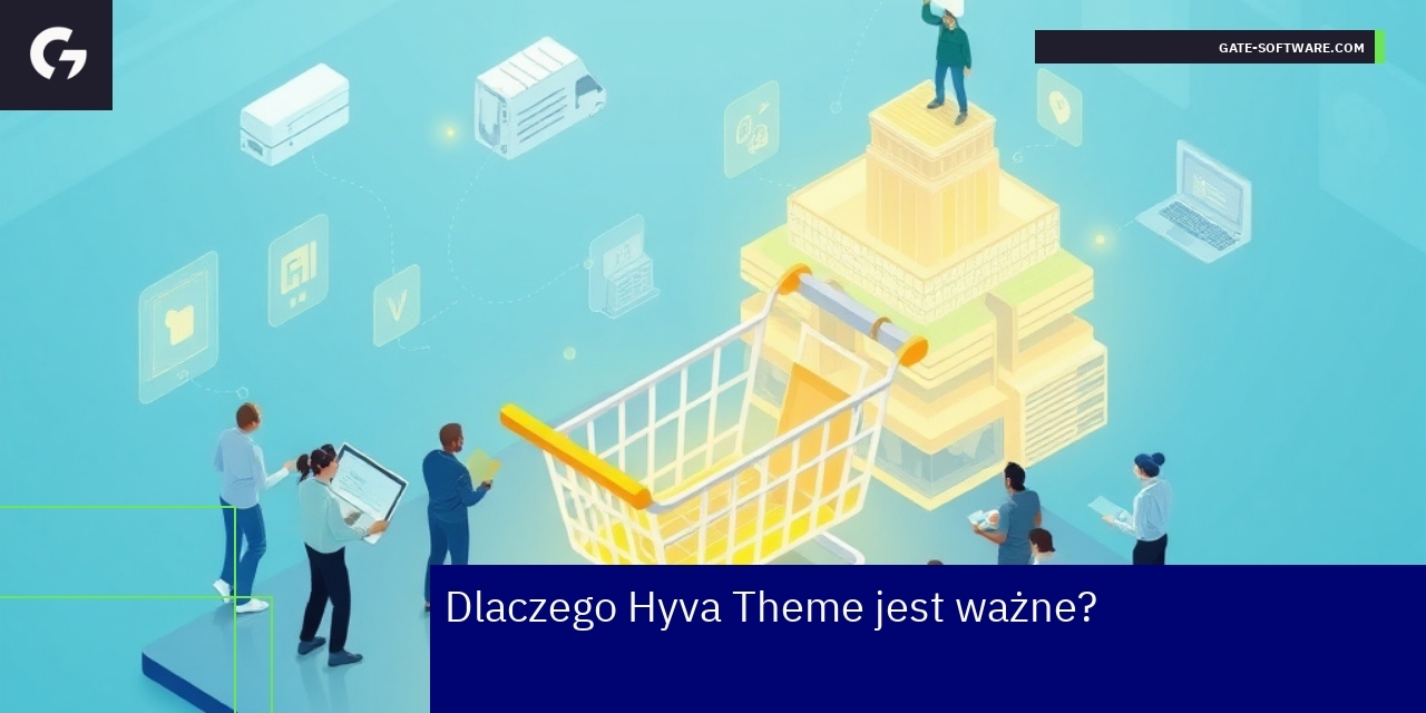 Znaczenie Hyva Theme w e-commerce i Magento Schemat hybrydowego motywu Hyva dla sklepu Magento