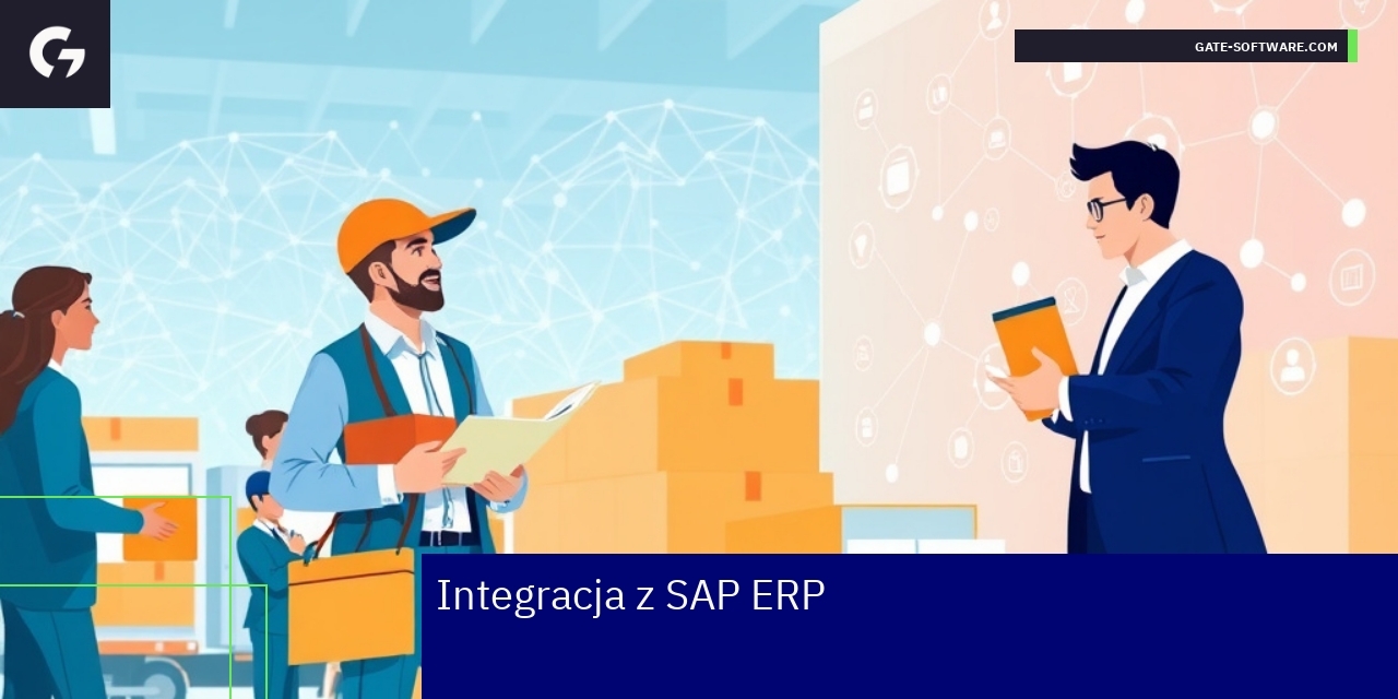 Schemat integracji SAP ERP z procesami biznesowymi