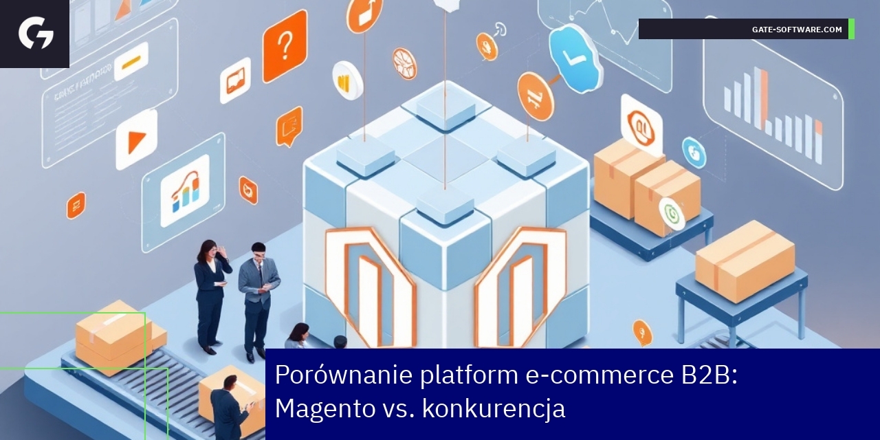Schemat porównujący Magento z konkurencją