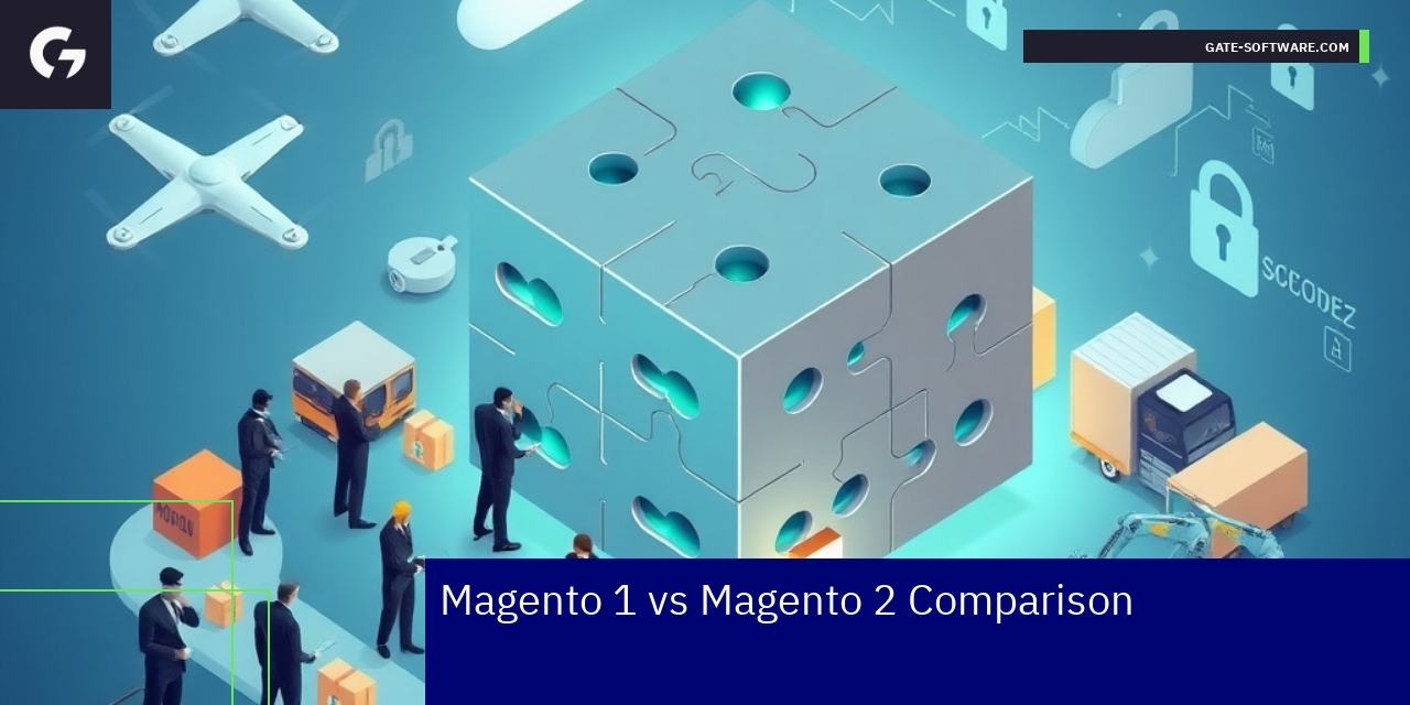 Comparison chart of Magento 1 and Magento 2 features