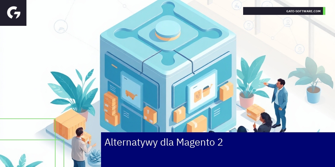 Ilustracja platform e-commerce i ich cech