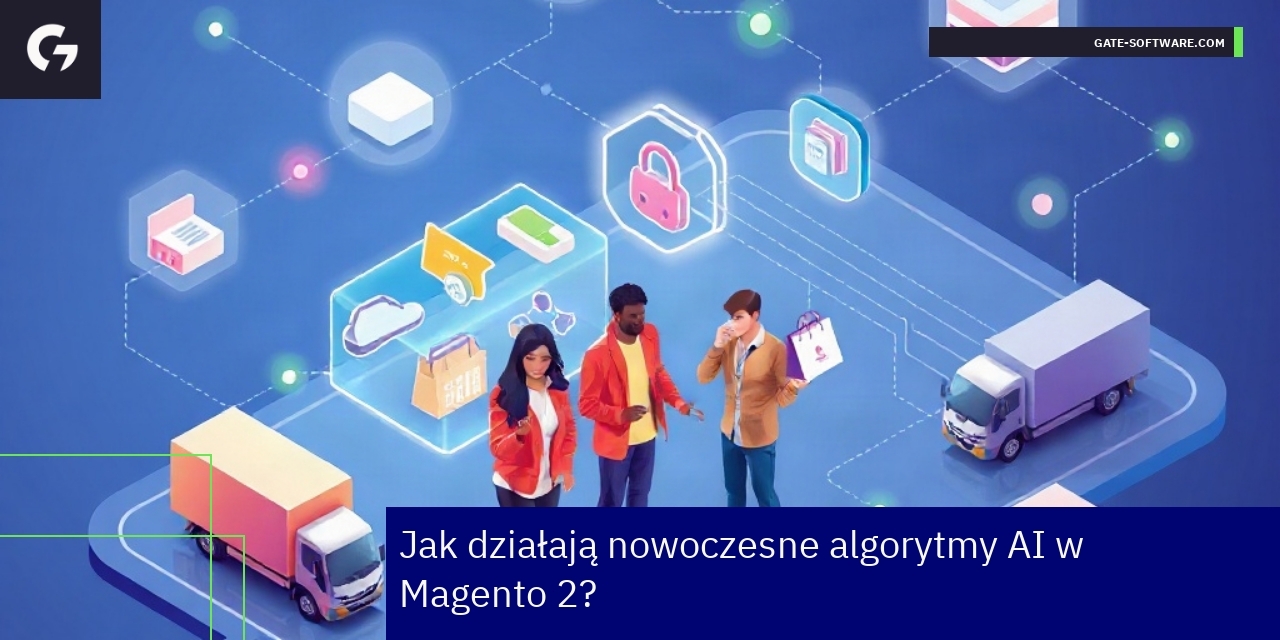 Schemat działania algorytmów AI na platformie Magento