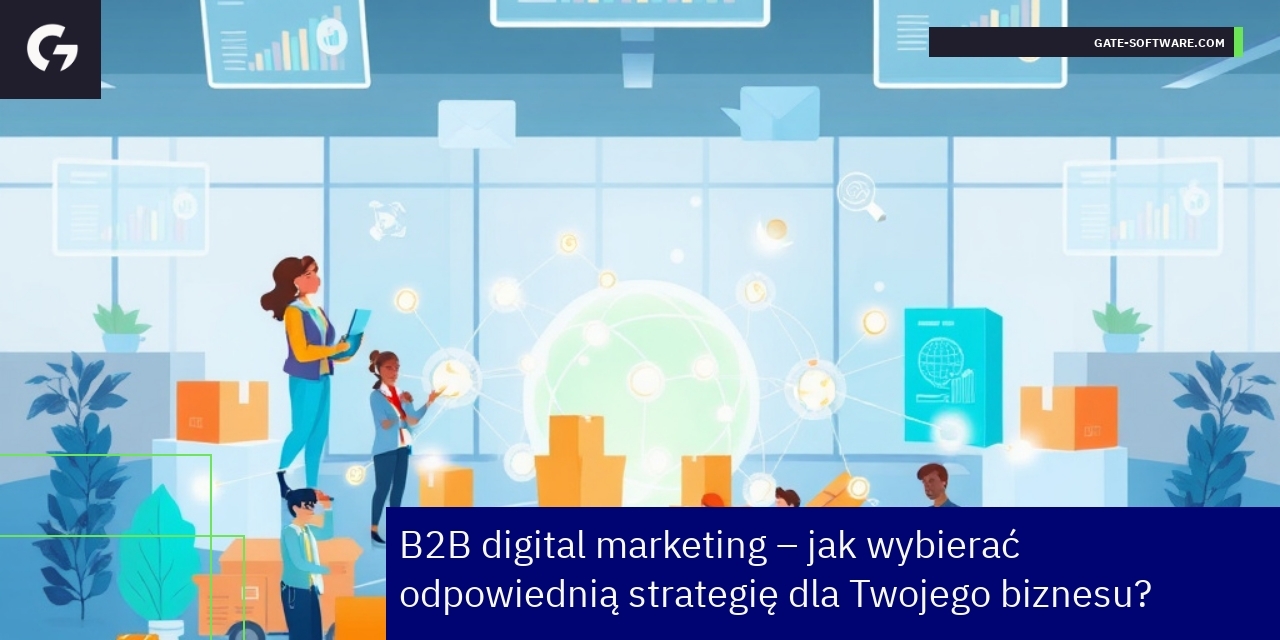 Schemat strategii marketingu B2B i komunikacji