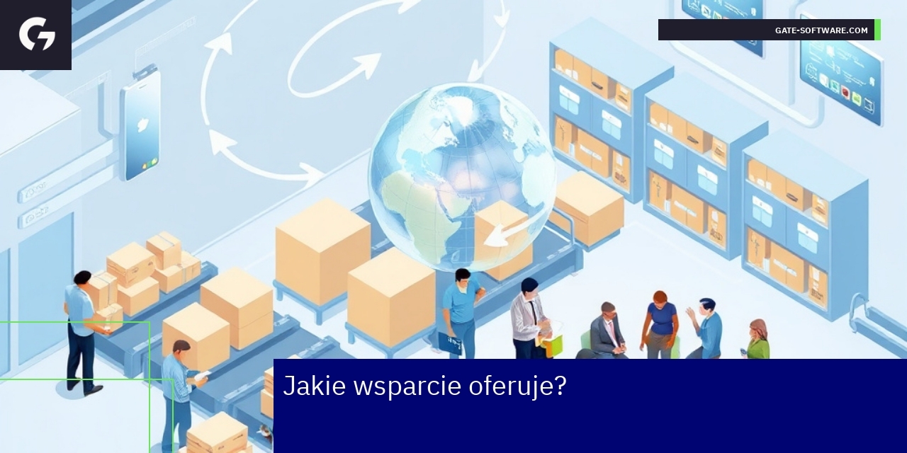 Ilustracja wsparcia technicznego i społecznościowego