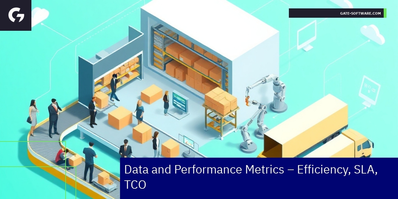 Key Performance Metrics for B2B Projects Charts showing project efficiency and cost reduction