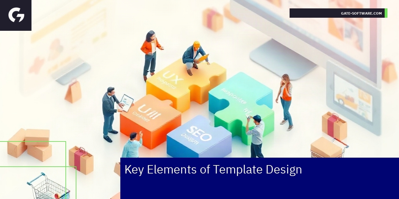 Responsive Magento 2 template layout illustration