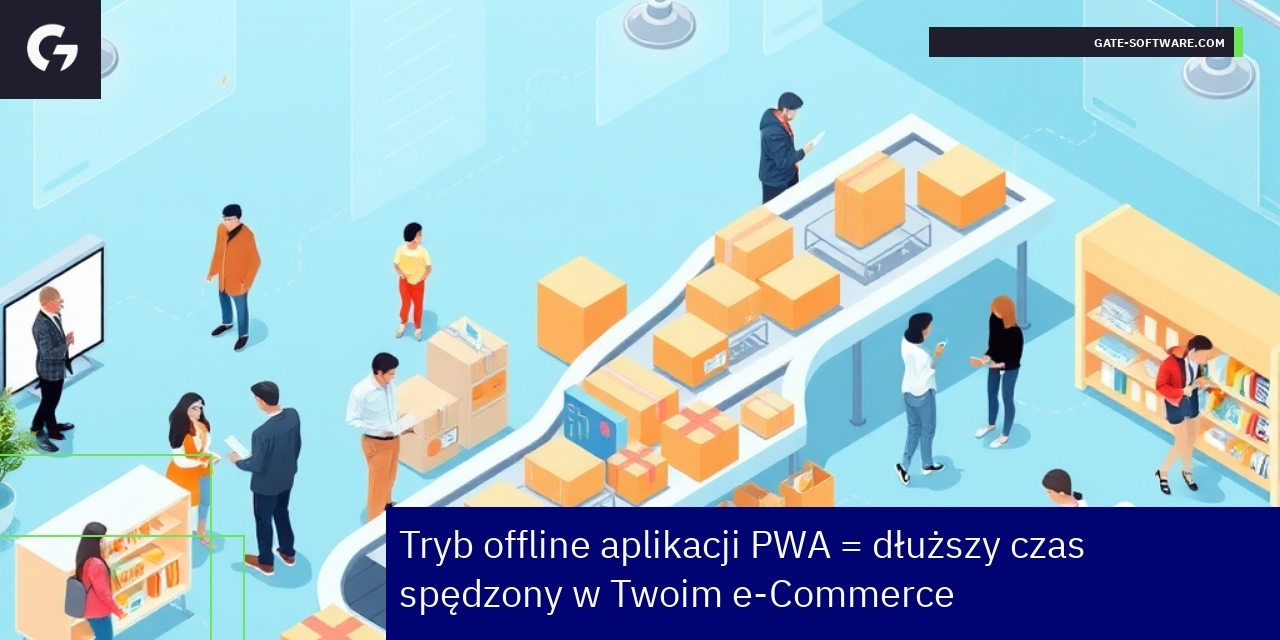 Schemat działania trybu offline w aplikacji PWA