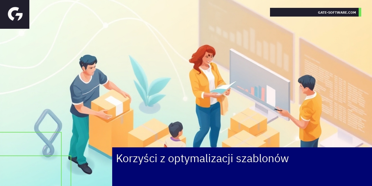 Schemat korzyści optymalizacji szablonów Hyva