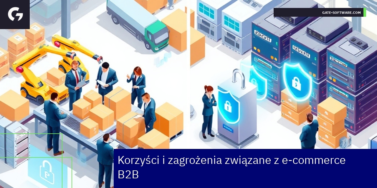Korzyści i zagrożenia e-commerce B2B Schemat korzyści i zagrożeń w e-commerce B2B