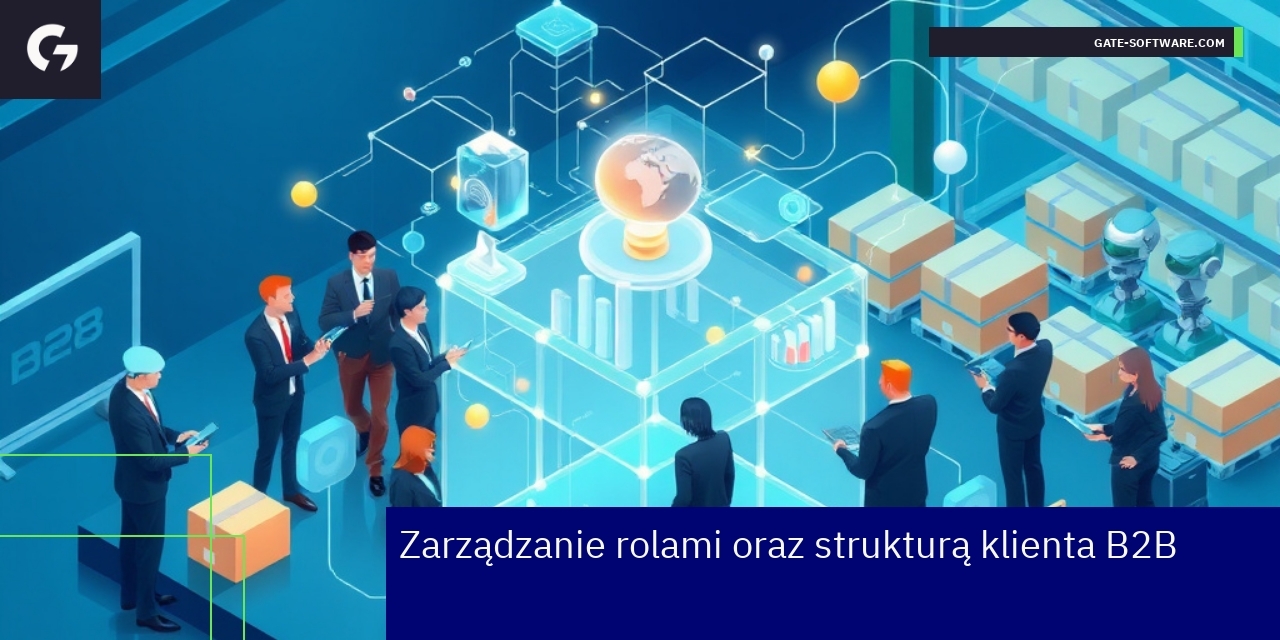 Schemat zarządzania rolami w organizacji B2B