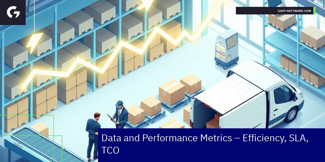 Graph depicting B2B project metrics and performance statistics
