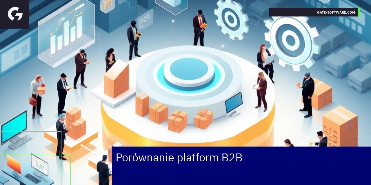 Porównanie platform B2B w e-commerce Schemat funkcji i wad platform B2B