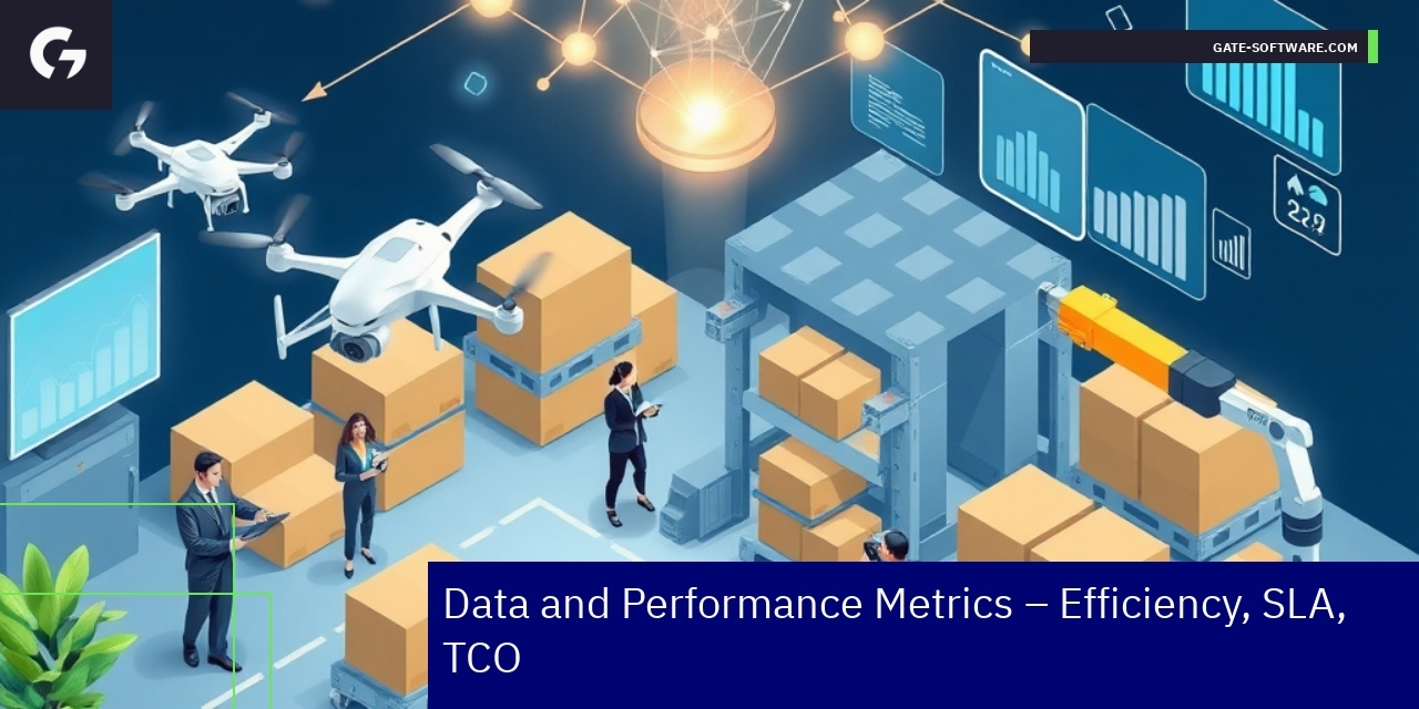 Graph showing project efficiency and cost reductions