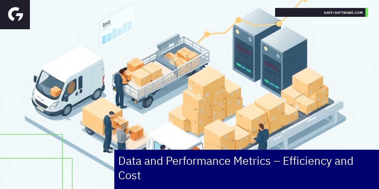 Graphs showing Magento 2 B2B efficiency metrics