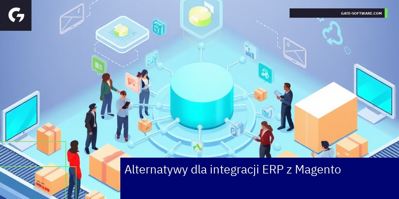 Schemat integracji ERP z platformą Magento B2B