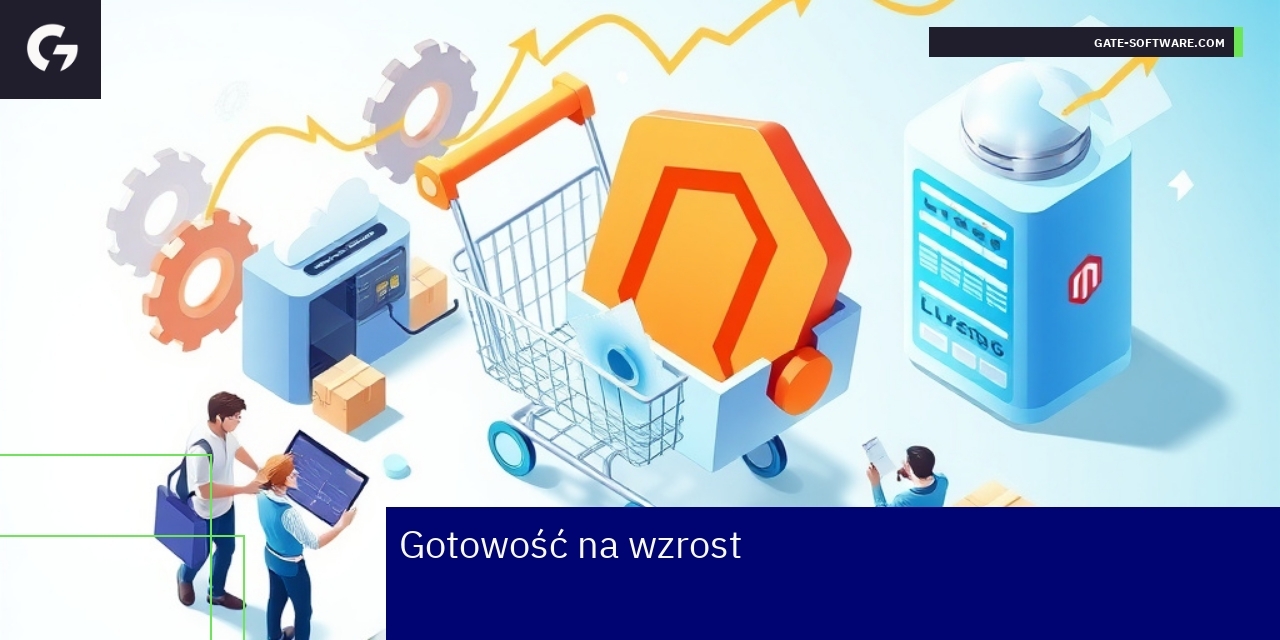Gotowość platformy eCommerce na wzrost i skalowanie Schemat wzrostu i skalowalności platformy eCommerce