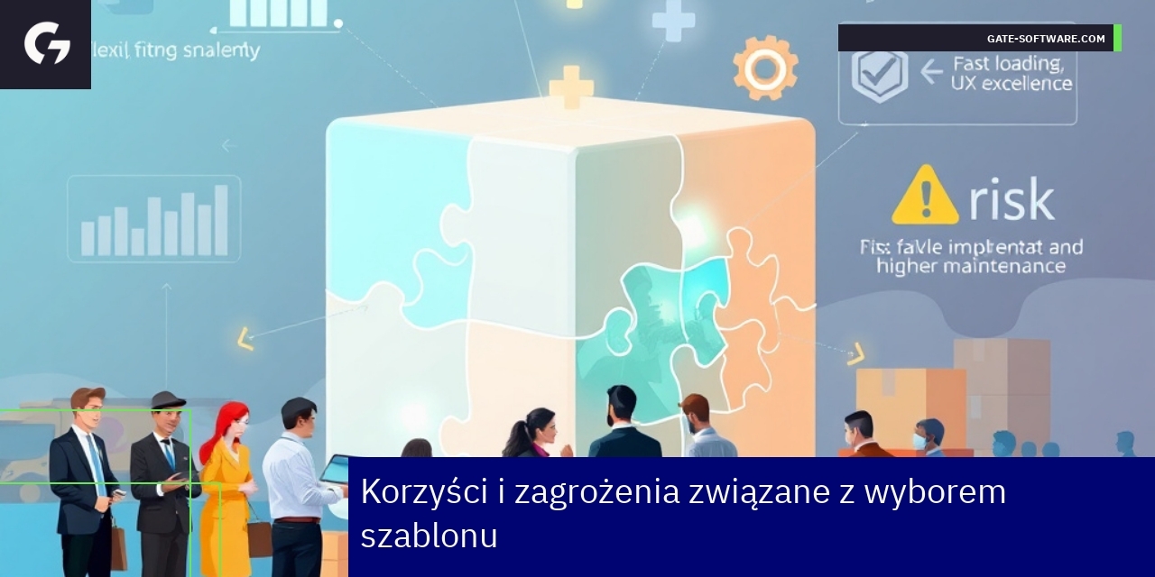 Korzyści i zagrożenia wyboru szablonu Hyva Schemat korzyści i zagrożeń szablonu Hyva