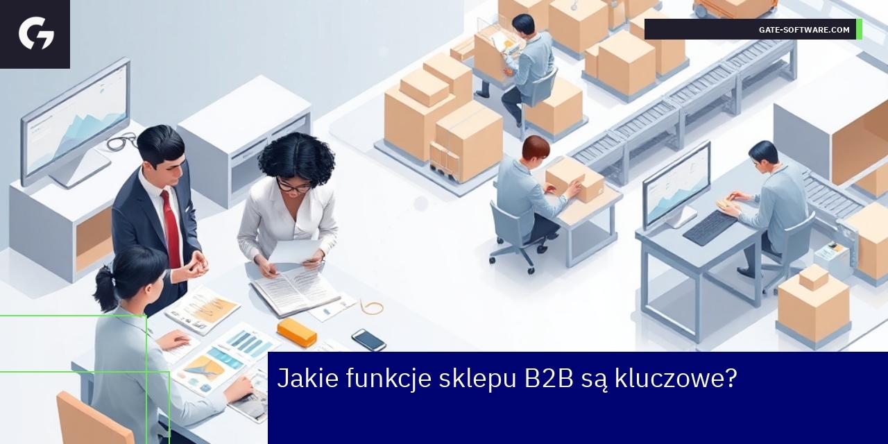 Elementy funkcji sklepu B2B i procesy zakupowe