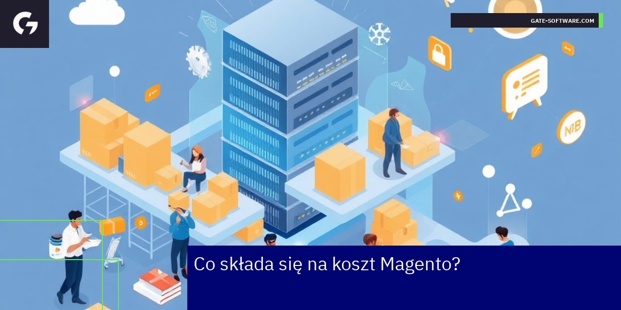 Schemat przedstawiający koszty Magento i ich elementy