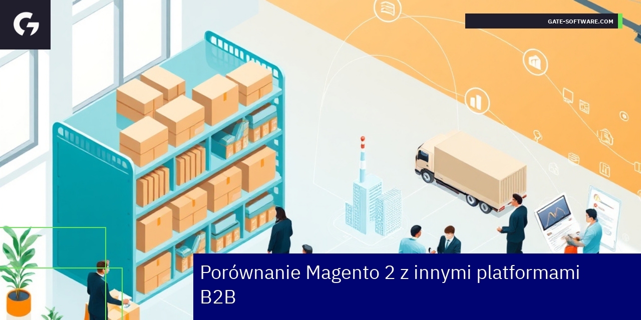 Schemat platformy e-commerce Magento 2 B2B