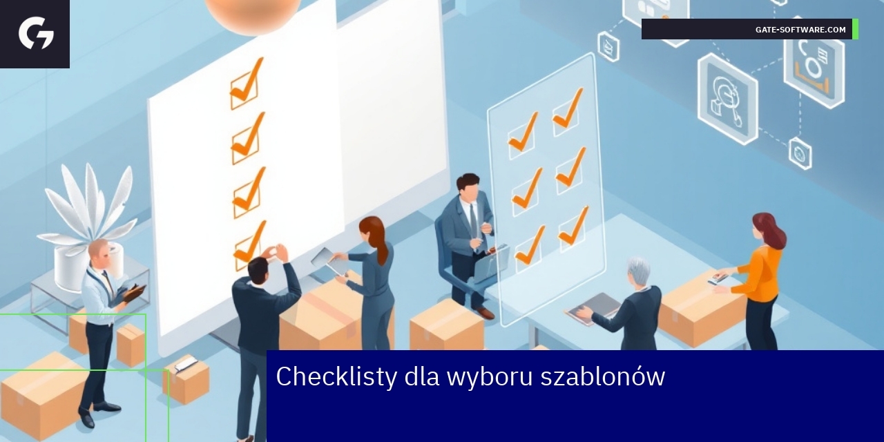 Lista kontrolna do wyboru szablonów dla przedsiębiorców