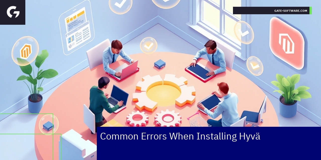 Checklist showing common Hyvä installation errors