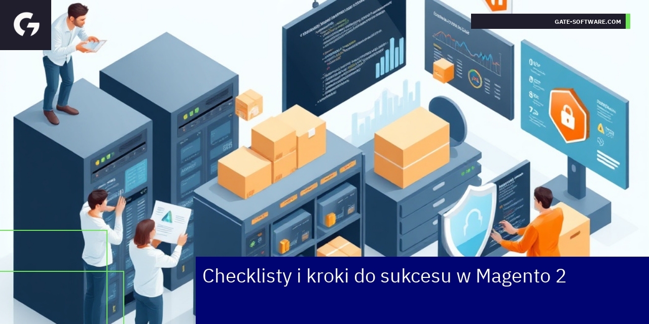 Administrator pracujący przy platformie Magento 2