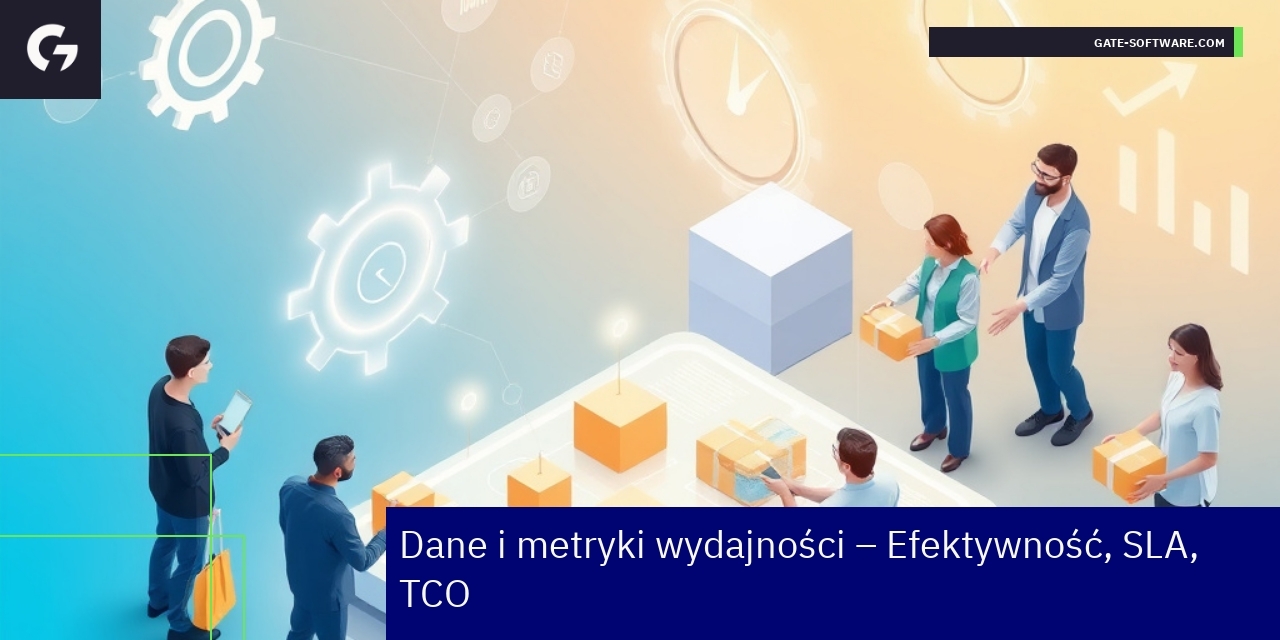 Wykresy i dane efektywności usług Gate-Software