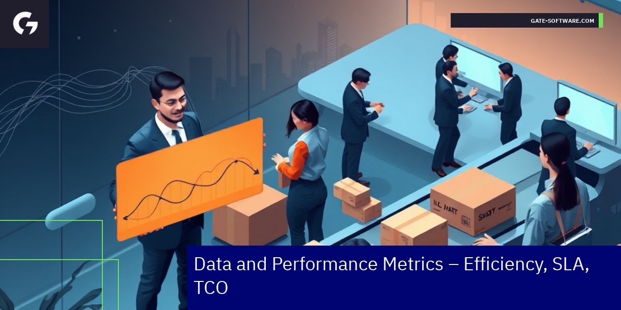 Graphs showing project metrics and performance rates
