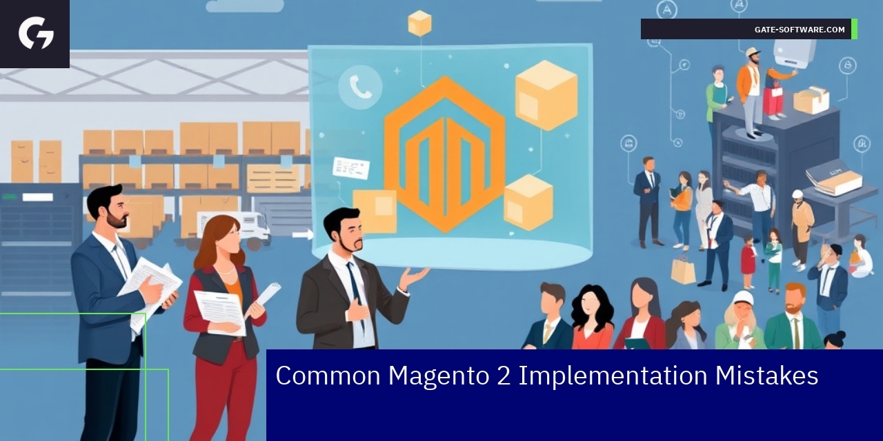 Diagram showing Magento 2 and Hyva implementation challenges