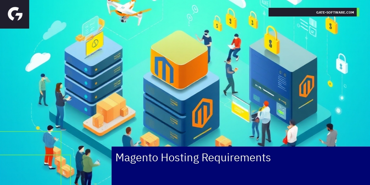 Magento Hosting Requirements and Strategy 2024 Server setup with Magento hosting elements