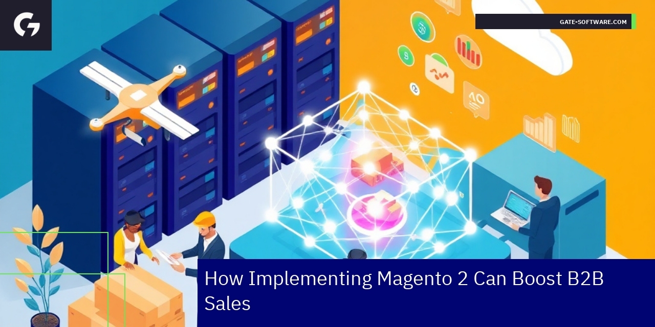 Business team analyzing Magento 2 sales performance metrics