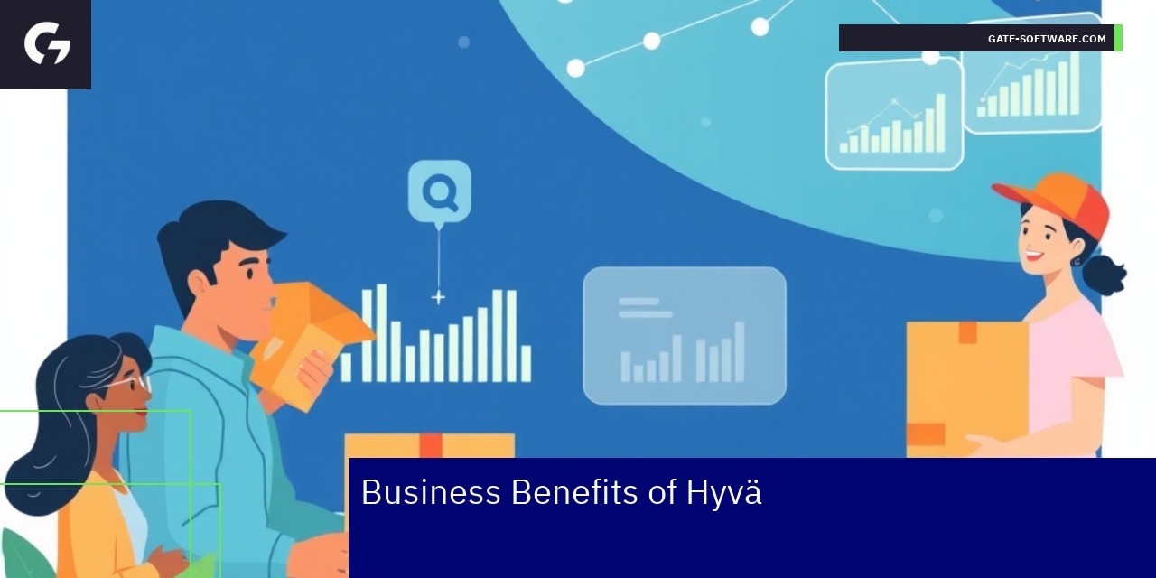 Graph illustrating Hyvä advantages and metrics