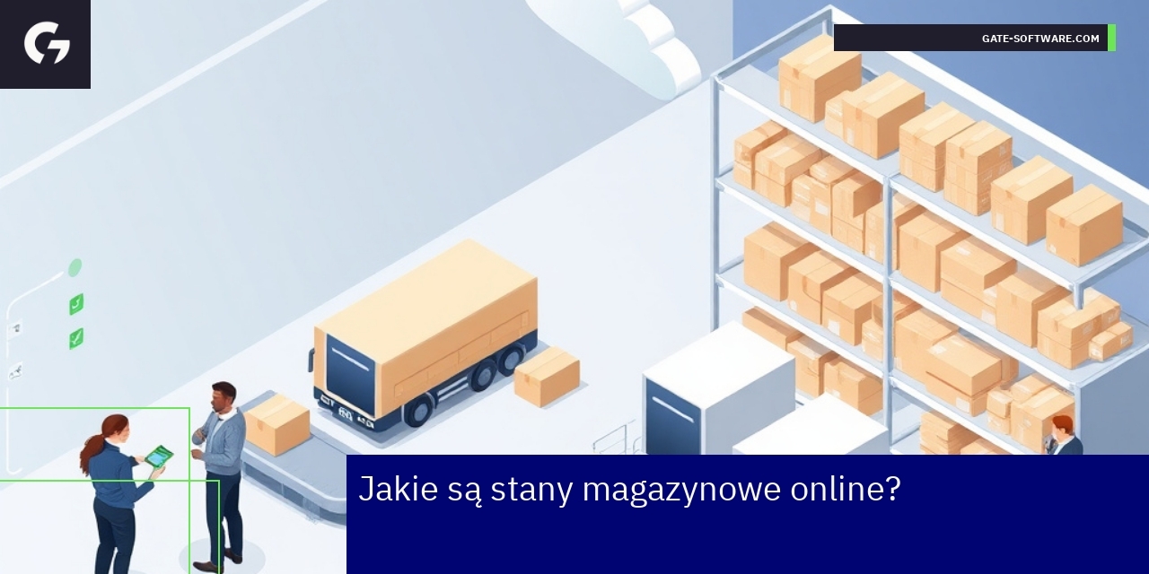 Widok ekranu systemu do zarządzania magazynem online