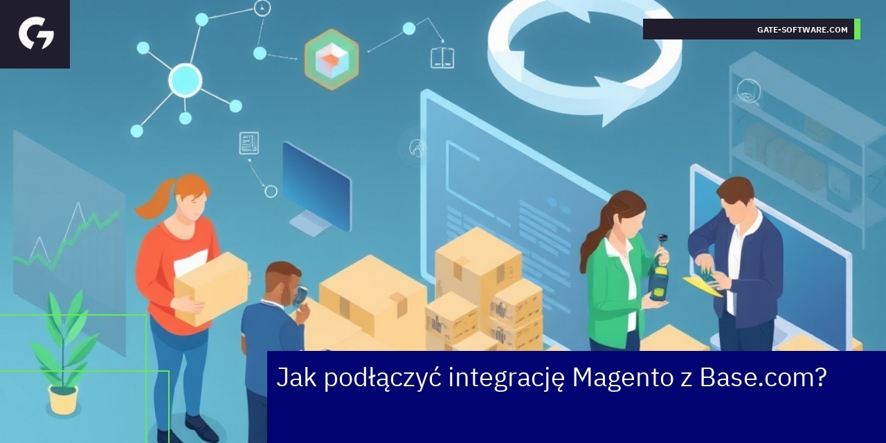 Schemat integracji Magento z systemem Base.com