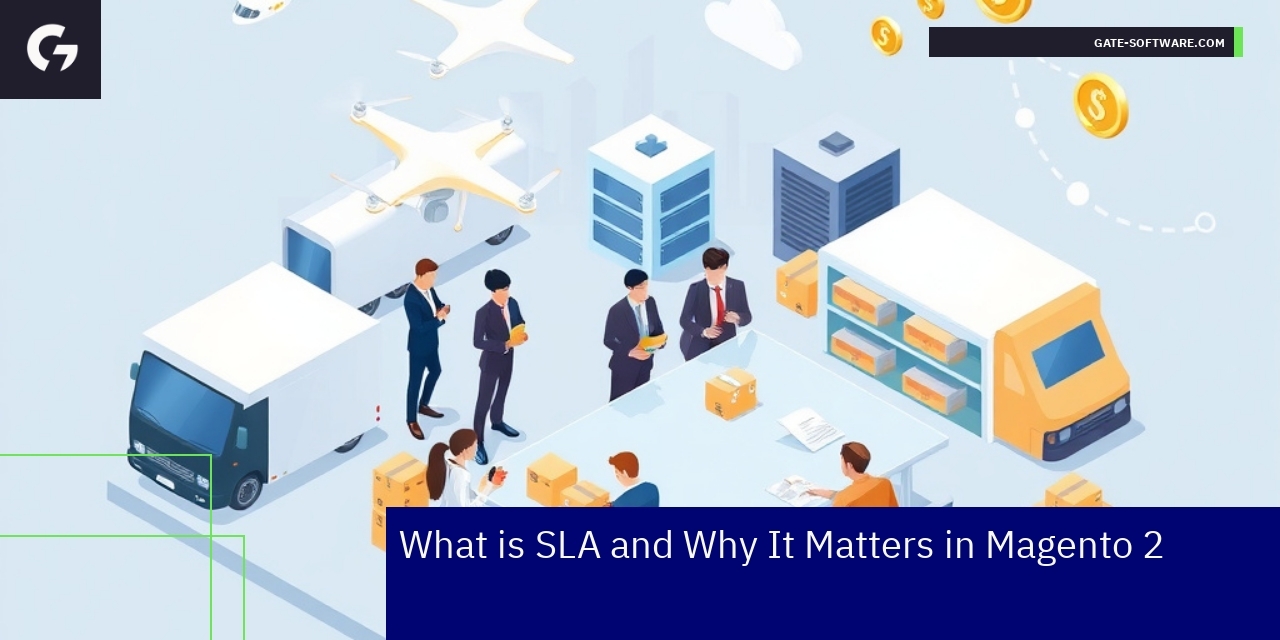 Magento 2 online store performance and support illustration